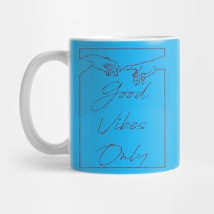 Good Vibes - Distressed Red Mug